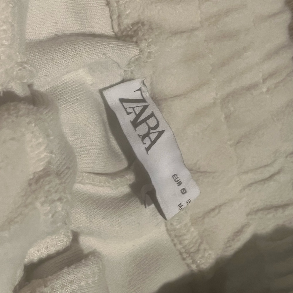 Zara Men’s Small Sweatpants Cream Running Workout Fall Winter Holidays Pants. - Picture 10 of 11